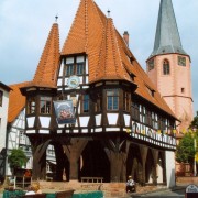 Das berühmte Rathaus von Michelstadt