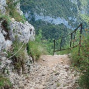 Felsweg am Mont Veyrier